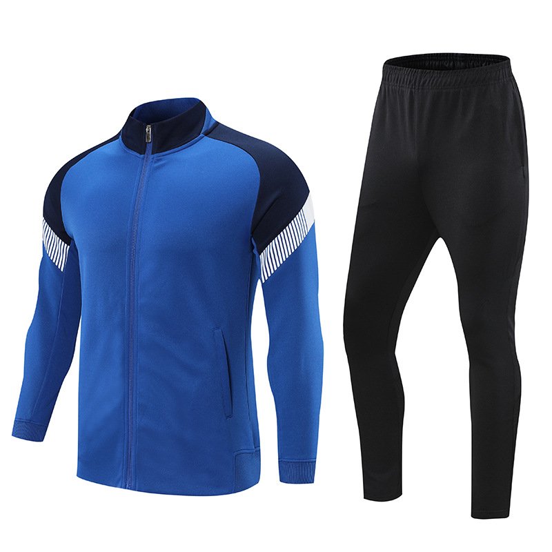 Best Cheap Full Zipper Tracksuits Soccer Wholesale Club Training Football Jacket Top Quality Men Soccer Tracksuit