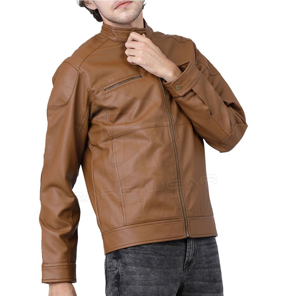 2023 High Quality Water Resistant Leather Jacket For Men, Custom Color 100% Leather Men's Jacket