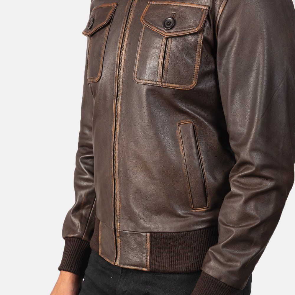 Men's New Slim Fit Biker Quilted Jacket Genuine Lambskin Leather PU Black Brown Color Light Thick Winter Shell Fabric Plus Size