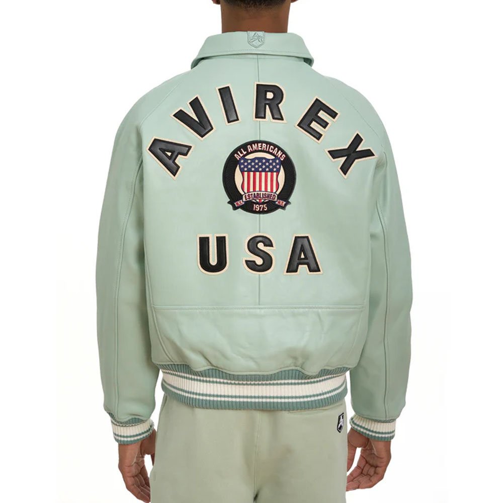 Super Quality Leather Men Hot Selling Avirex Jacket Different Colors Available in Wholesale Selling Price Men Leather Jacket