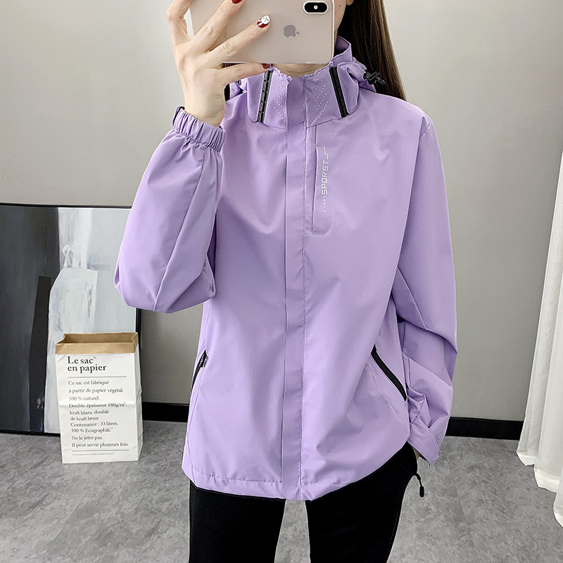 Fashion New Unisex Couple Coat Spring Autumn Outdoor Sport Softshell Jacket Waterproof Men's Women's Thin Climbing Jacket