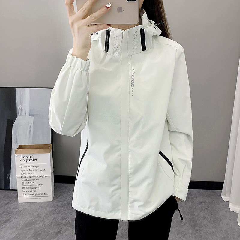 Fashion New Unisex Couple Coat Spring Autumn Outdoor Sport Softshell Jacket Waterproof Men's Women's Thin Climbing Jacket