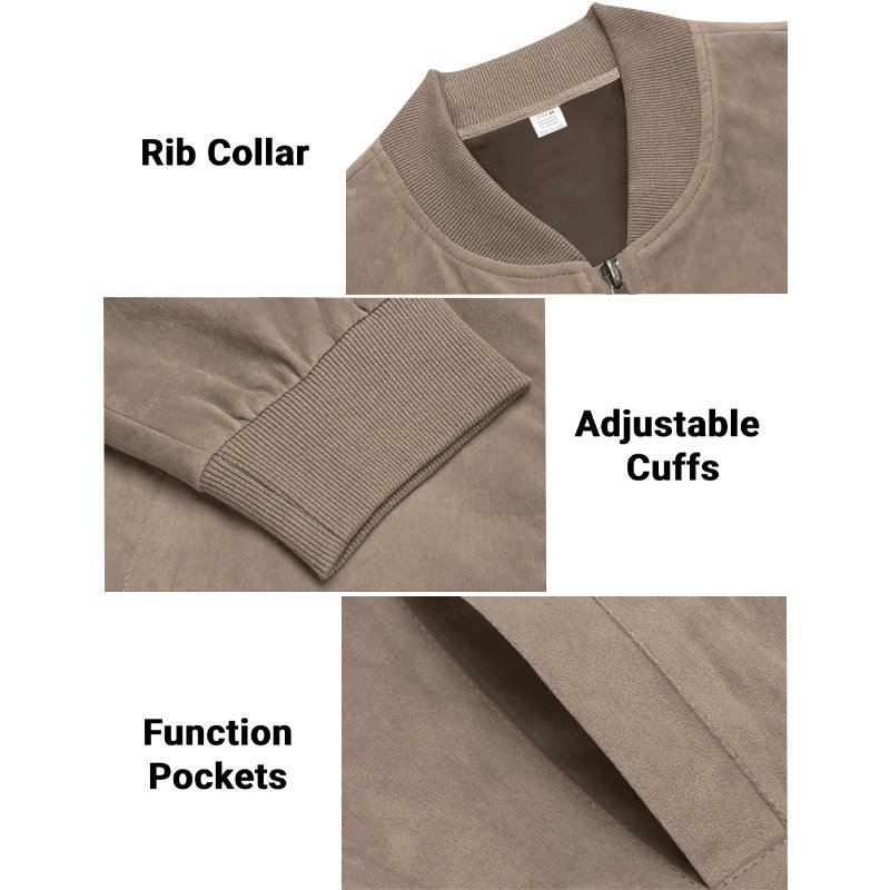 Hot selling High Quality Men's Rough Suede Jacket