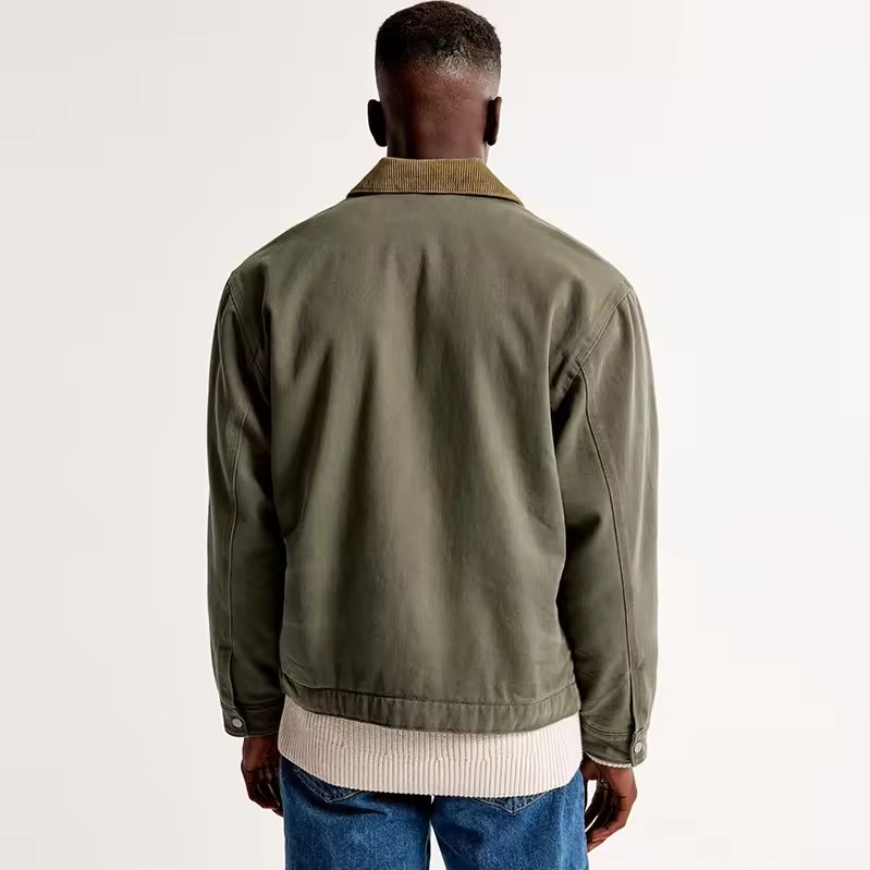 Work Jackets Custom Made Unisex Work Wear Men's Jackets WHolesale Unisex Street Wear Cotton jackets