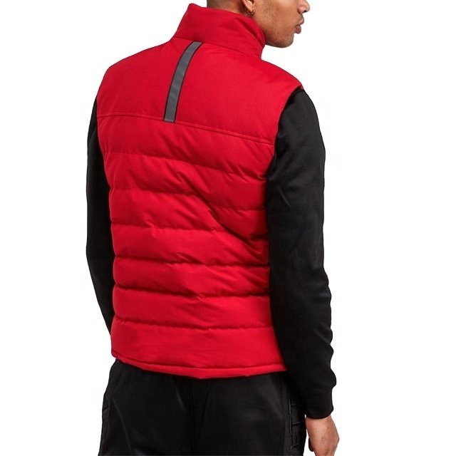 High Quality Sleeveless Men's Puffer Jacket Custom Logo Wholesale Breathable Outdoor Wear Warm Warm Clothing