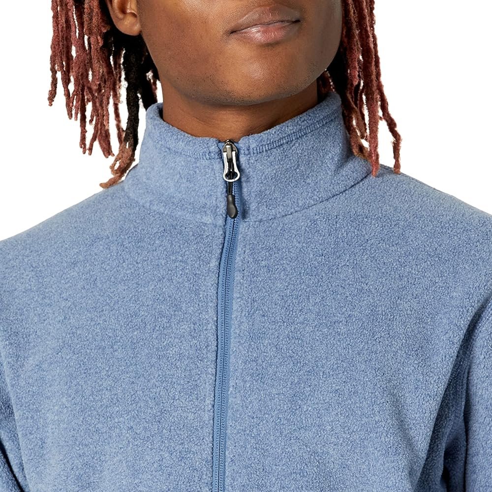 Full Zip Pocket Outdoor Winter Warm Fleece Lined Jacket Men with Custom Design Logo Warm Polar Loose Fleece Men's Jacket