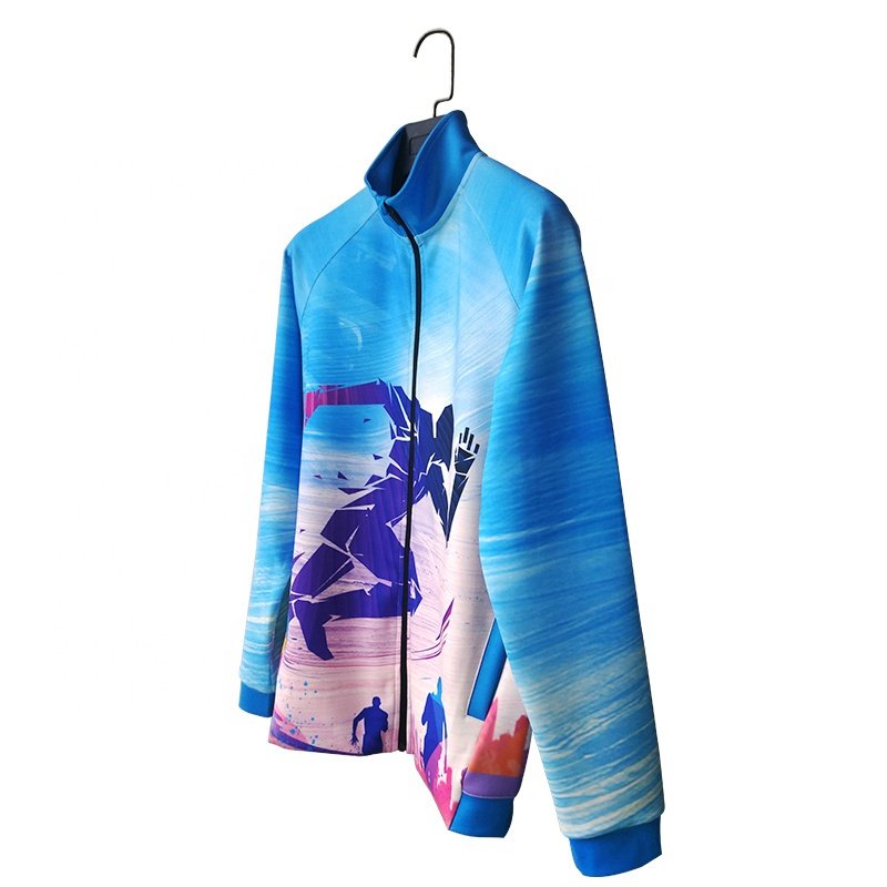 Sublimation Marathon Running Custom zip up sports jacket men's jackets & coats