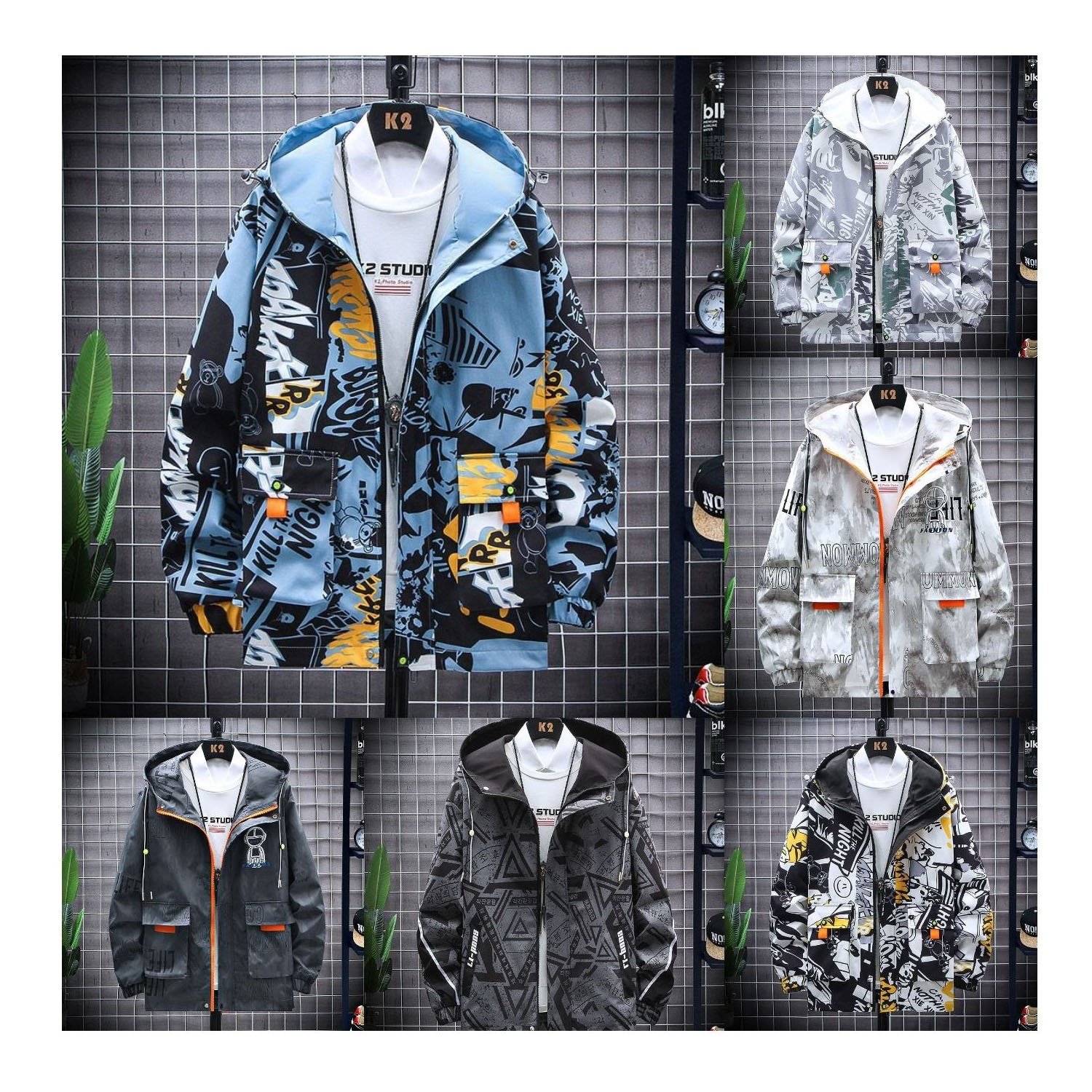 Custom high quality mens windbreaker reflective waterproof sports delivery warm winter work softshell jackets