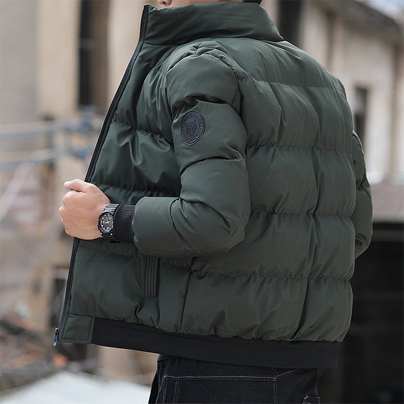 Liu Ming New Wholesale Winter Men Fashion Casual Stand Collar Keep Warm Cotton Plus Size 5XL Jacket Coat