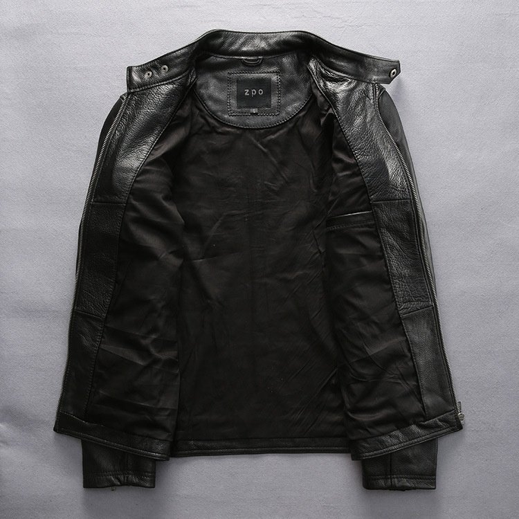 Men's High Quality Fashion Design Cowhide Plus Size 7XL Real Leather Jackets Motorcycle Genuine Leather Jacket for Men