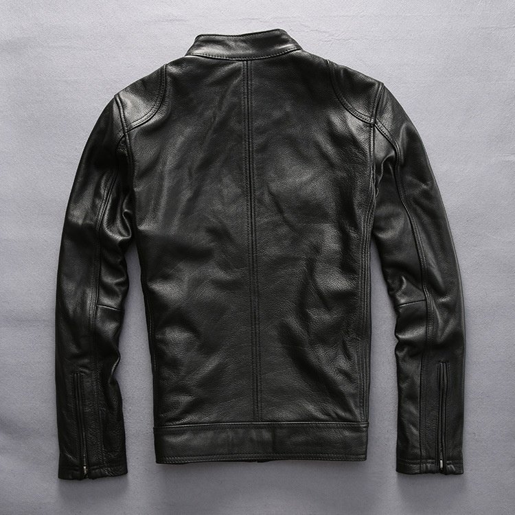 Men's High Quality Fashion Design Cowhide Plus Size 7XL Real Leather Jackets Motorcycle Genuine Leather Jacket for Men