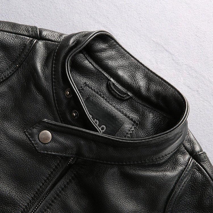 Men's High Quality Fashion Design Cowhide Plus Size 7XL Real Leather Jackets Motorcycle Genuine Leather Jacket for Men