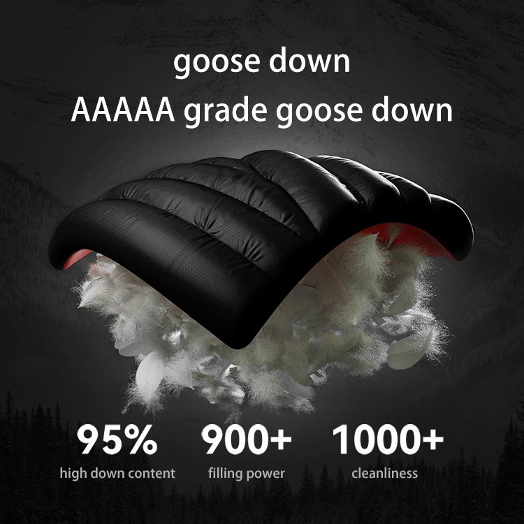 men warm water repellent windproof winter outdoor 1000 fill down insulation 95% white goose down puffer jacket