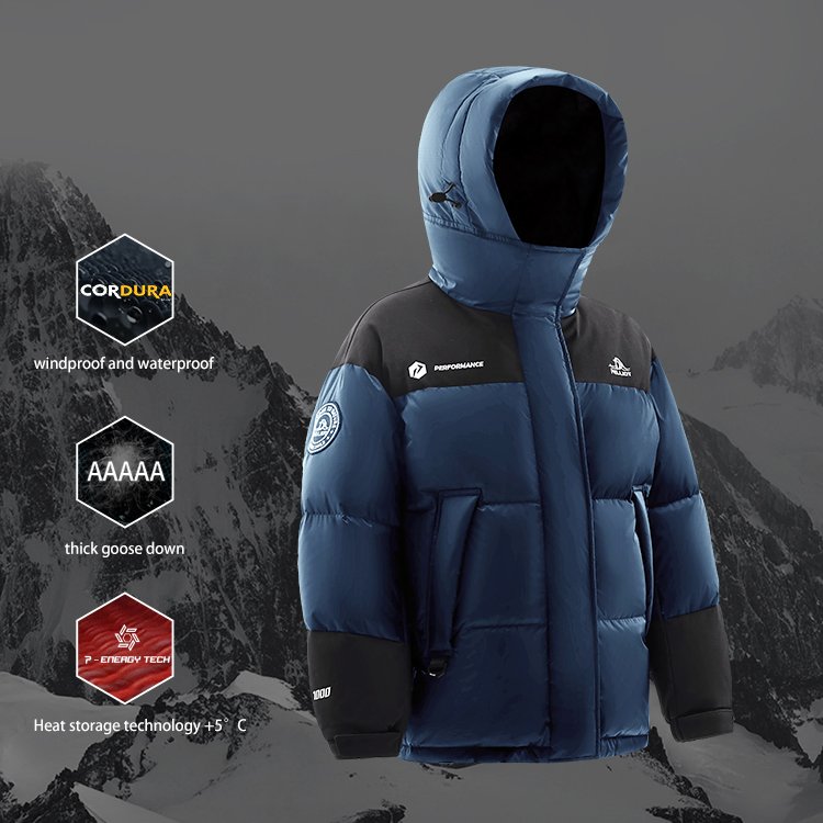 men warm water repellent windproof winter outdoor 1000 fill down insulation 95% white goose down puffer jacket