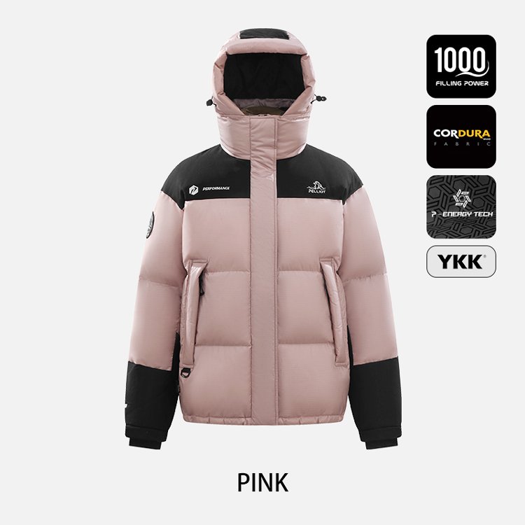 men warm water repellent windproof winter outdoor 1000 fill down insulation 95% white goose down puffer jacket