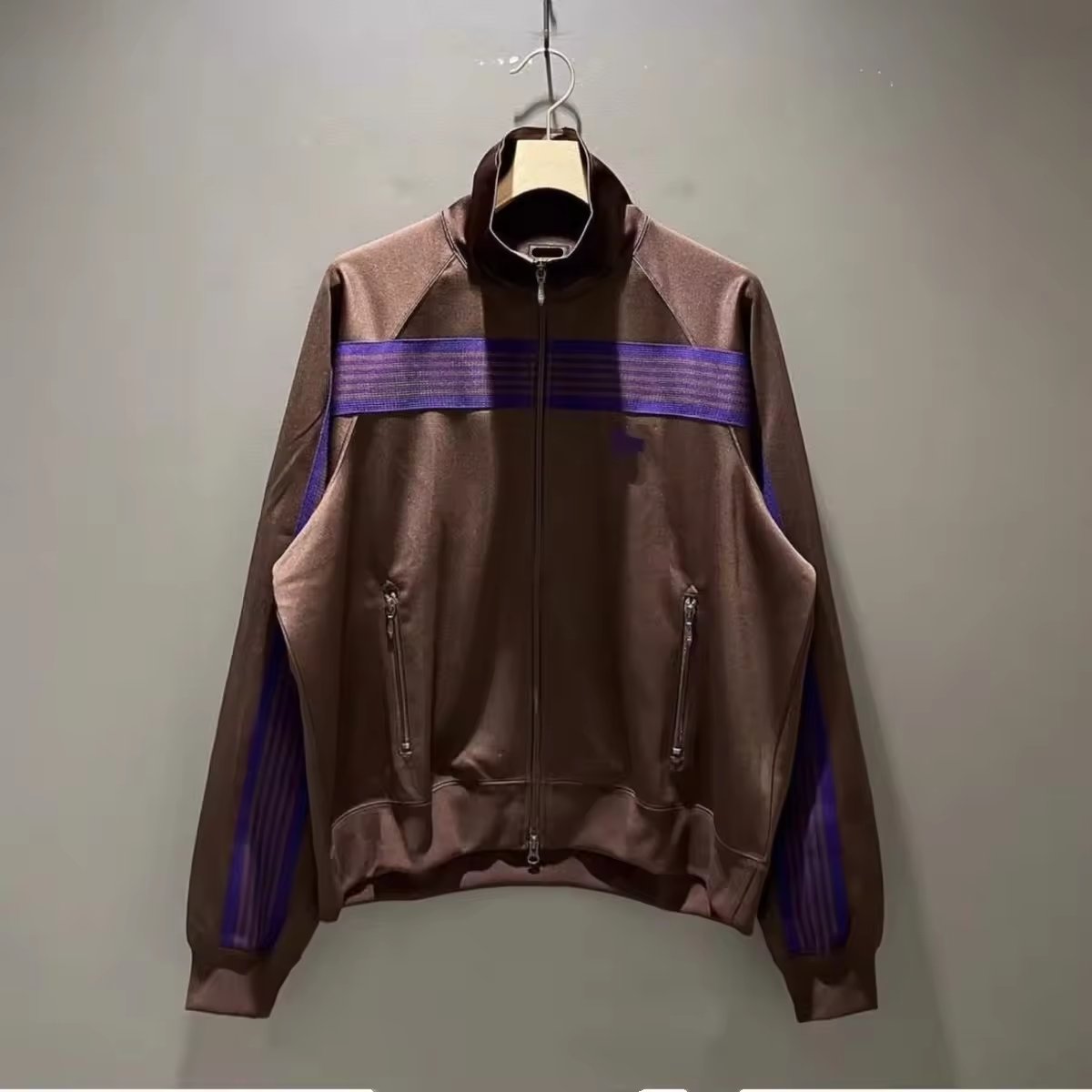 New Men's Fashion Blank Casual Jacket Unisex Outdoor Casual Track Jacket Men's Striped Casual Jacket