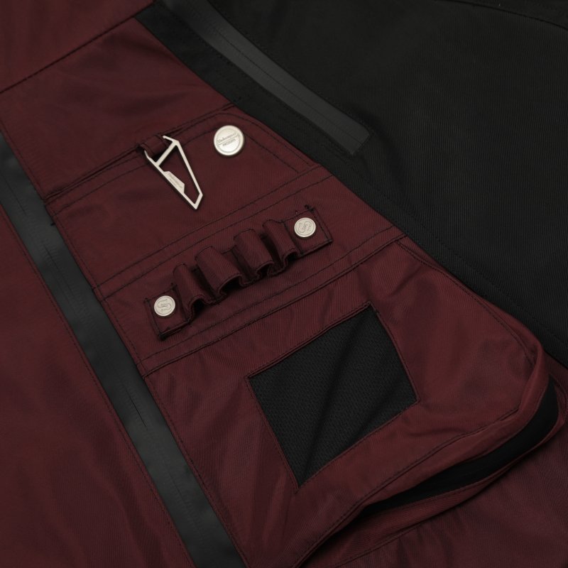 High Quality New Multi Pocket Deconstruction Blocked Zipper Highstreet Trendy Brand Loose Hooded Men's Outdoor Jacket
