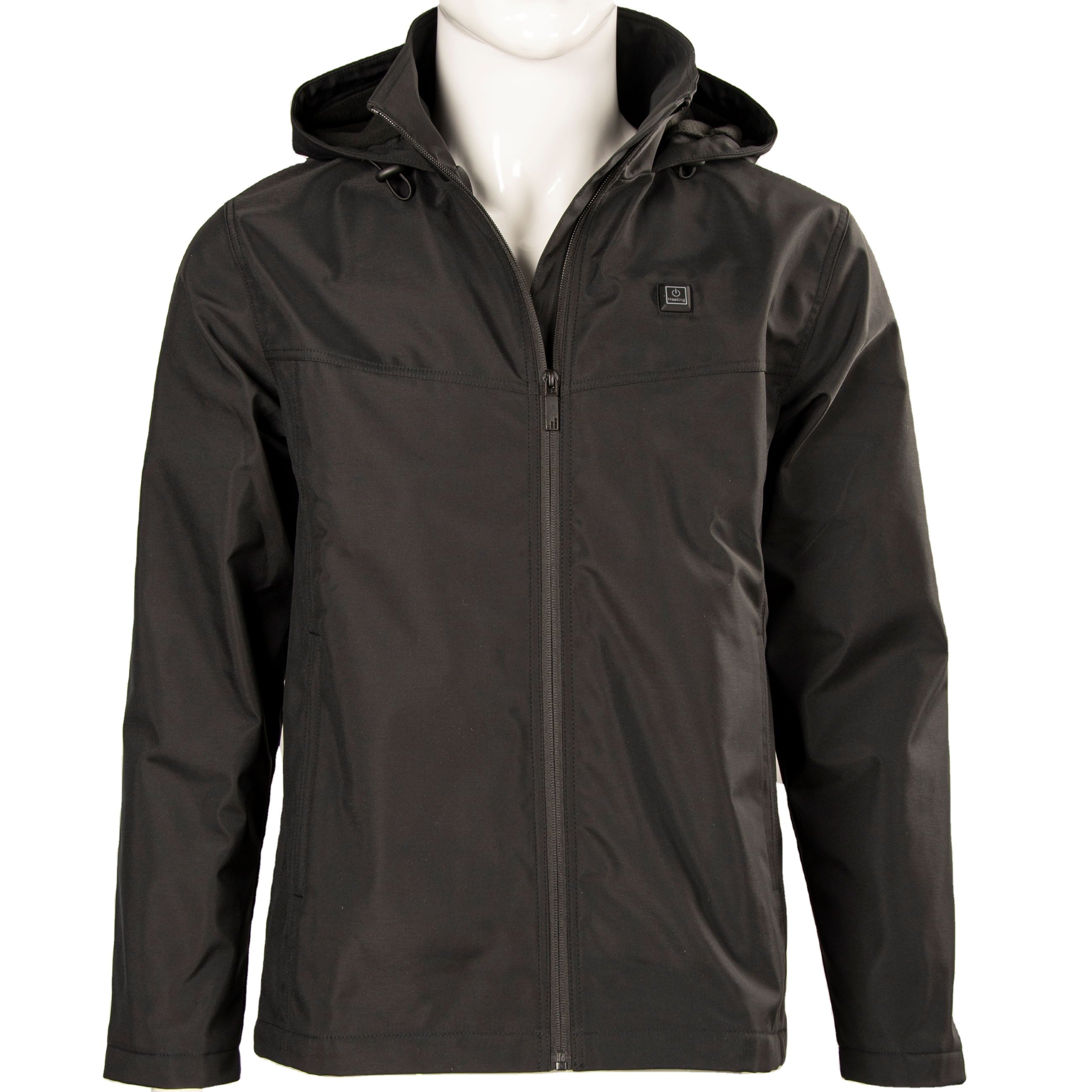 Hot Warm Outdoor Heated Intelligent Temperature Control Warm Hooded Coat Winter Thermal Men's USB Heated Jacket