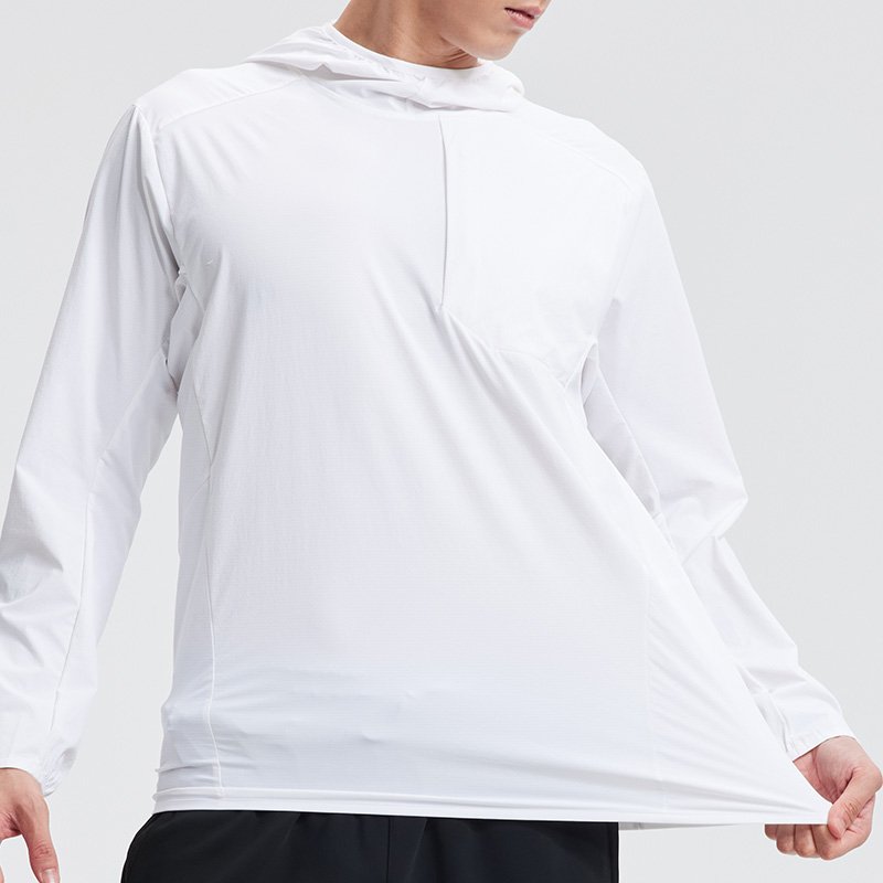 Sport Workout Jacket Men Autumn Pullover Jacket Hooded Wholesale Waterproof Running Jacket
