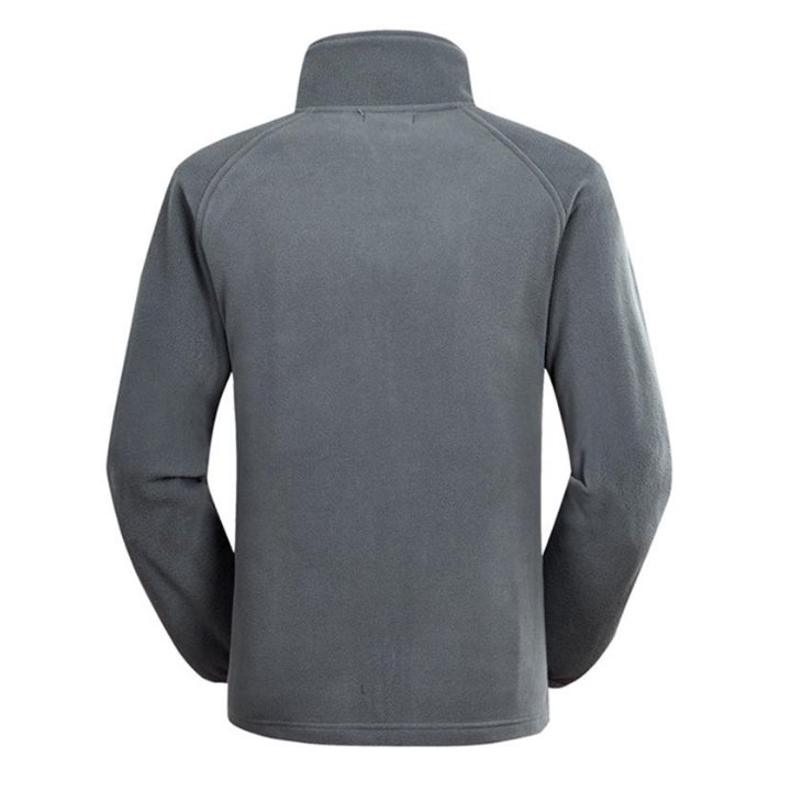 Custom Logo Full Zip Soft Polar Fleece Jacket with Pockets Lightweight Fashion High Street Men's Jackets from Pakistan