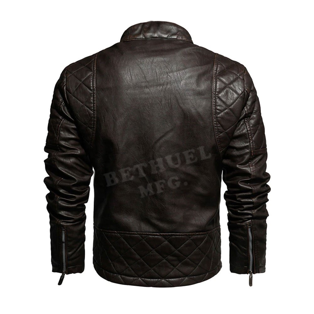 Quick Dry Wholesale Fashion Classic Custom Riding Biker Jacket Motorcycle Pu Leather Jacket For Men