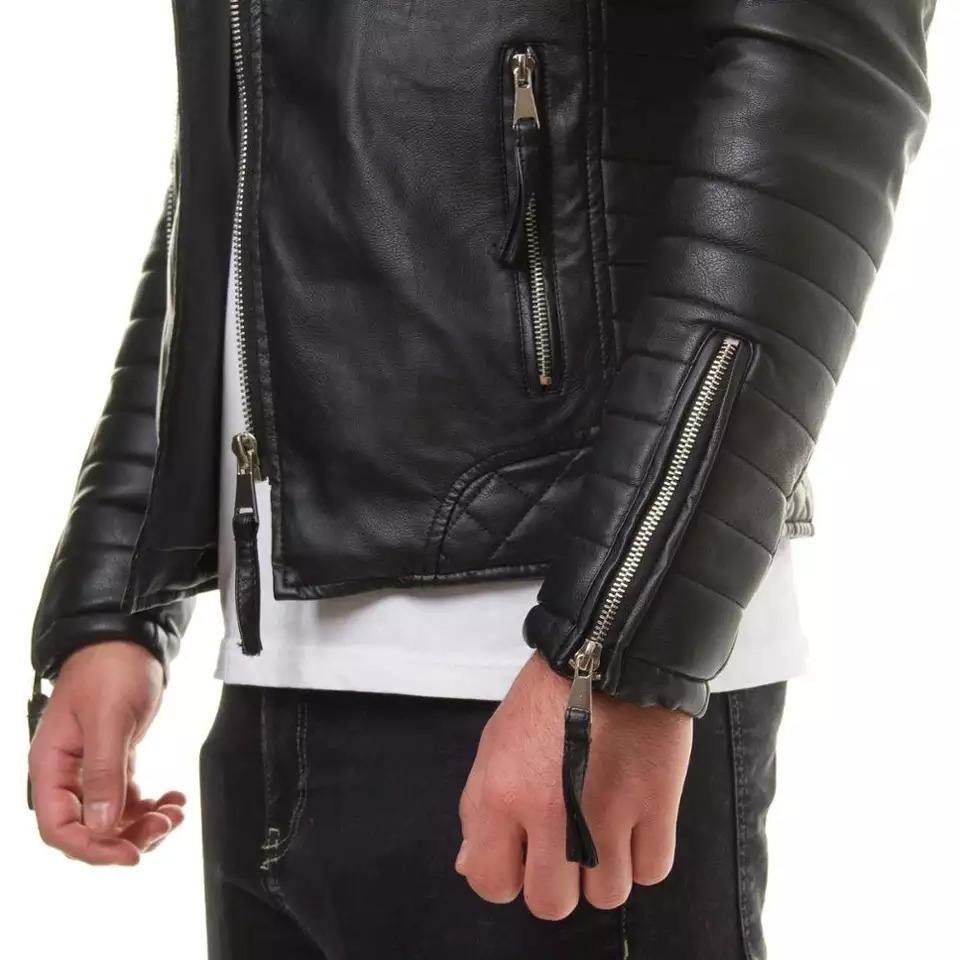 Brown Genuine Leather Jacket Men fashion Jackets All Sizes with Customized Logo and Label Printed