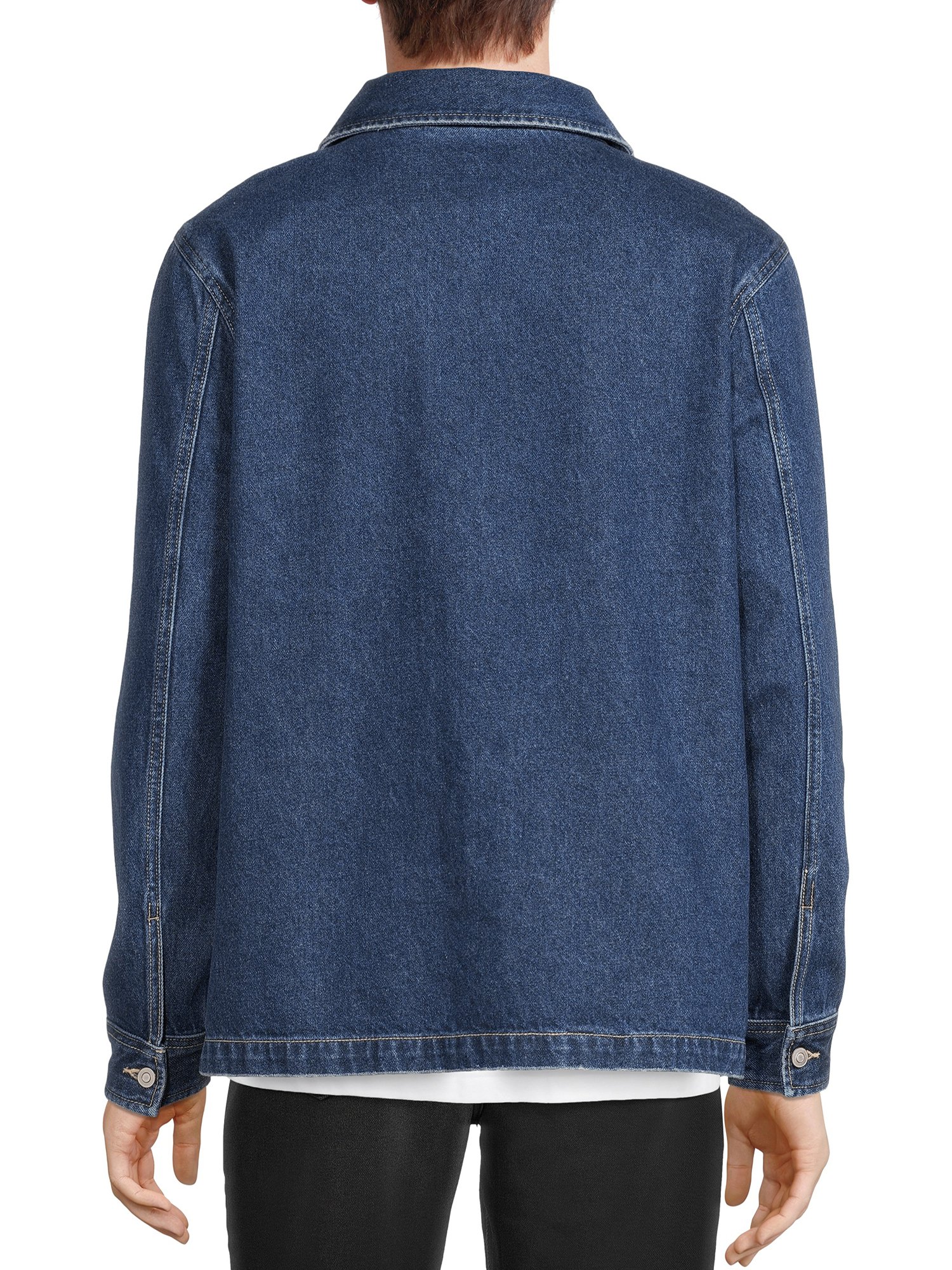 Men's Denim Chore Jacket Jean Denim Biker The Trucker Jacket Wholesale And Customize Denim Jacket
