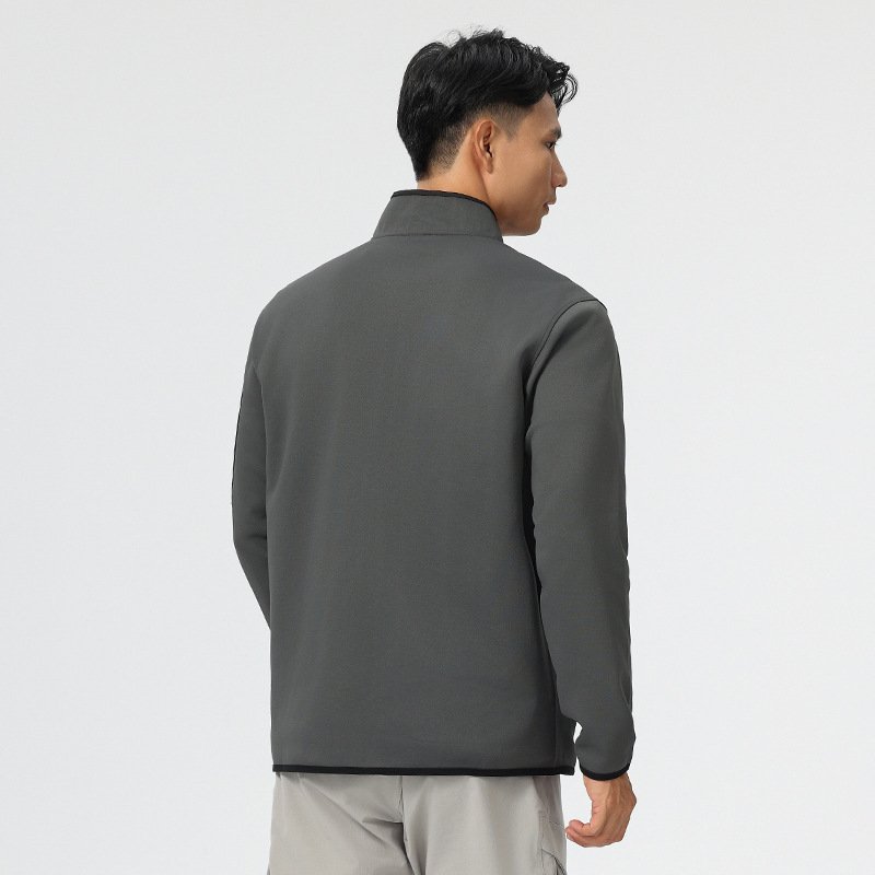 New autumn and winter men's jackets casual sports multi-pocket tops mature slim business jackets