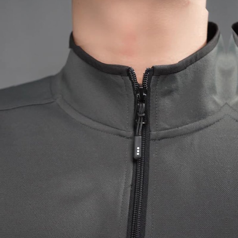 New autumn and winter men's jackets casual sports multi-pocket tops mature slim business jackets
