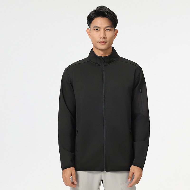 New autumn and winter men's jackets casual sports multi-pocket tops mature slim business jackets