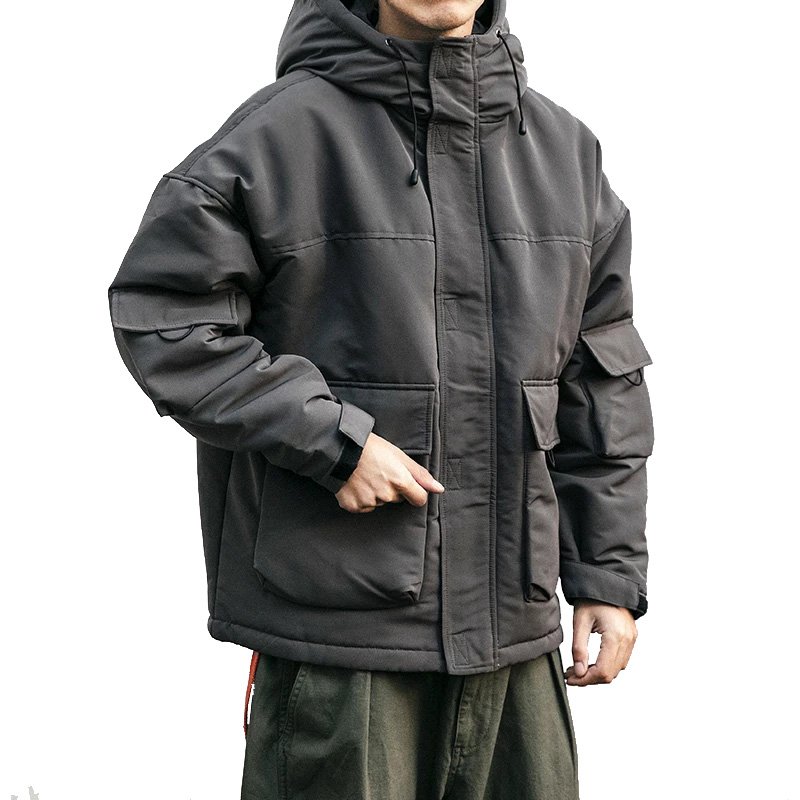 Winter Fashion Warm Hooded Parkas 2022 Coat Thick Casual Padded Jacket Men Clothing Autumn OEM
