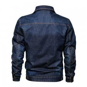 High Quality Autumn Casual Slim Denim Jacket Jean Jackets Plus Size Men's Jacket