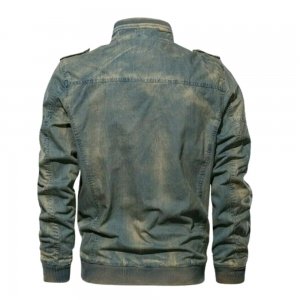 High Quality Autumn Casual Slim Denim Jacket Jean Jackets Plus Size Men's Jacket