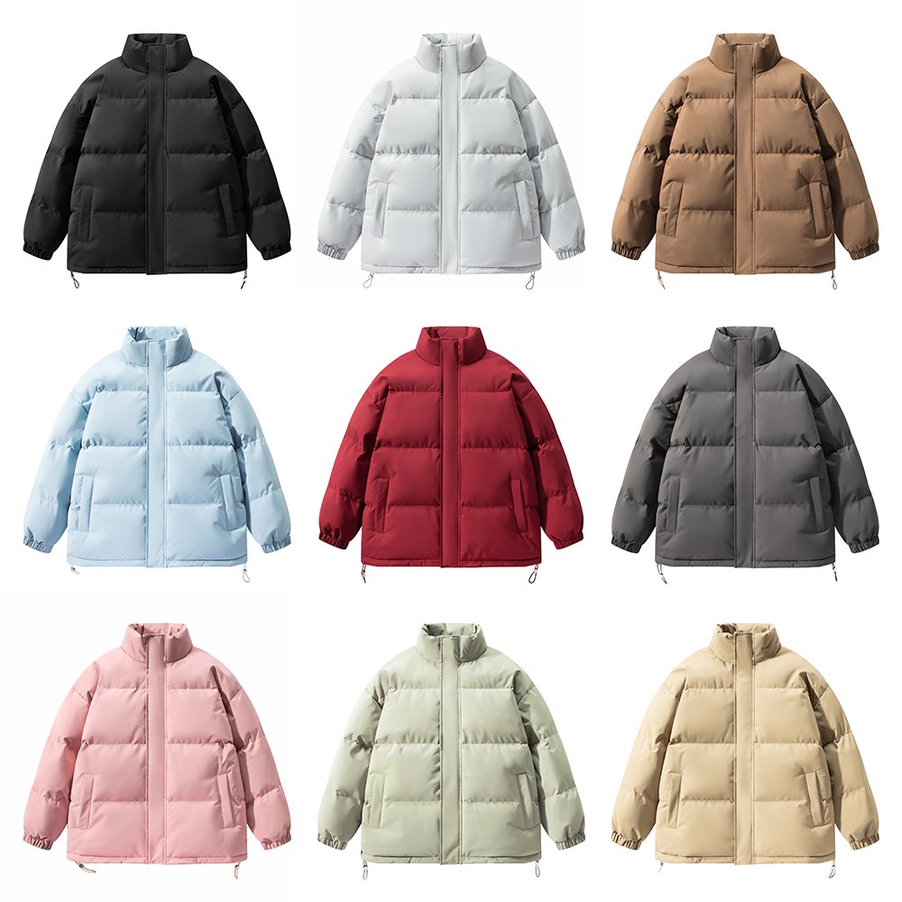 2024 Waterproof Windproof Anti-wrinkle 150D Zip Up Men's Outdoor Cotton-padded Quilted Jackets Wholesale