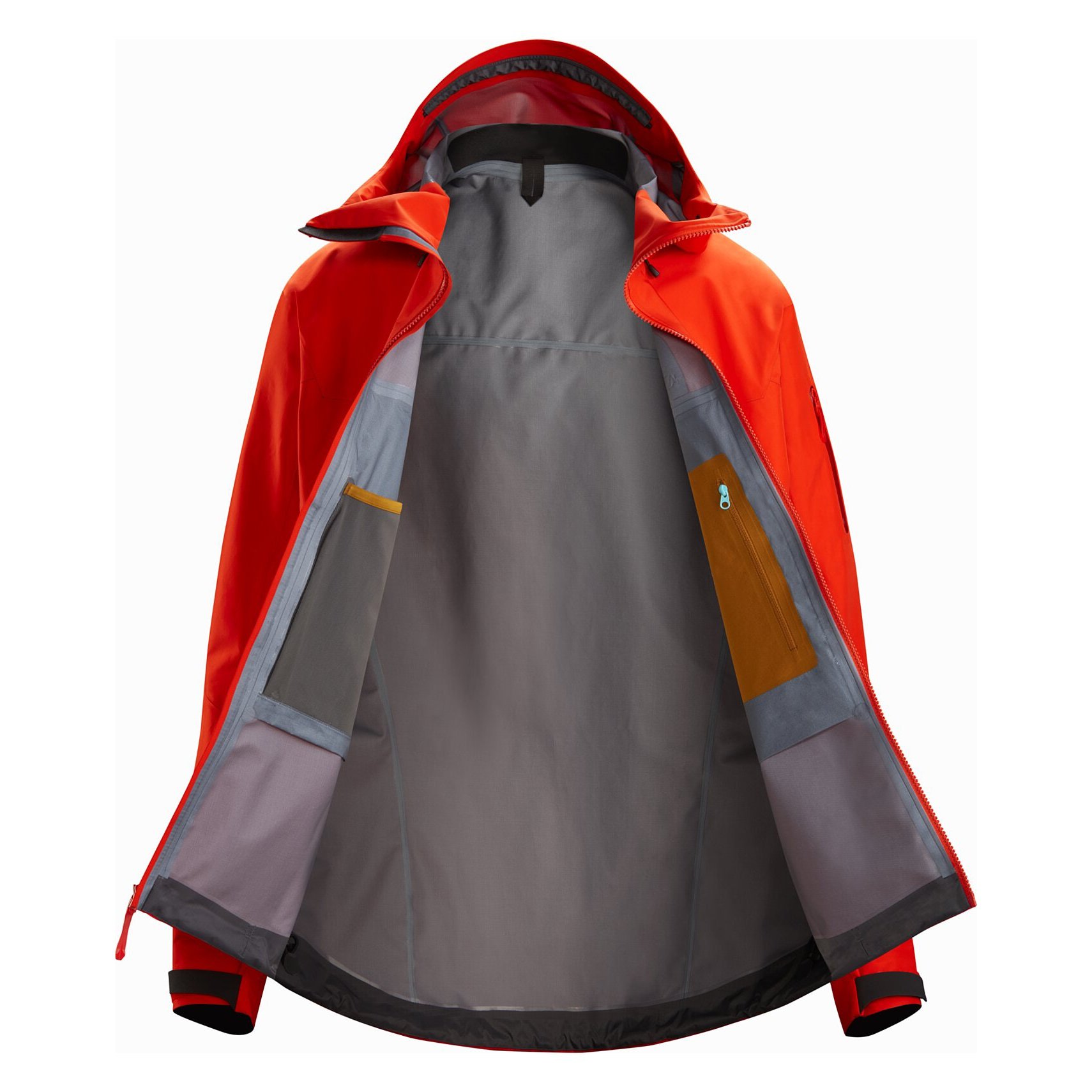 Men's Wholesale Lightweight Waterproof Hooded Rain Jacket Outdoor Raincoat Windbreaker Hiking Jacket