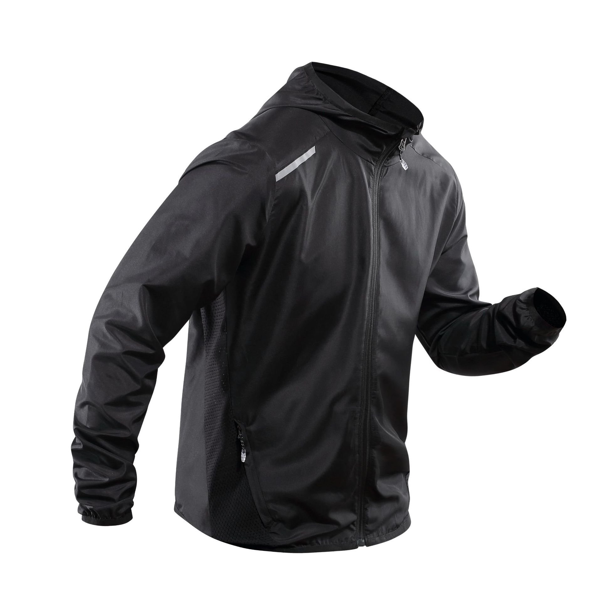 OEM Custom Logo Summer Windbreaker Jacket For Men Hooded Running Jacket Men's Outdoor Jackets