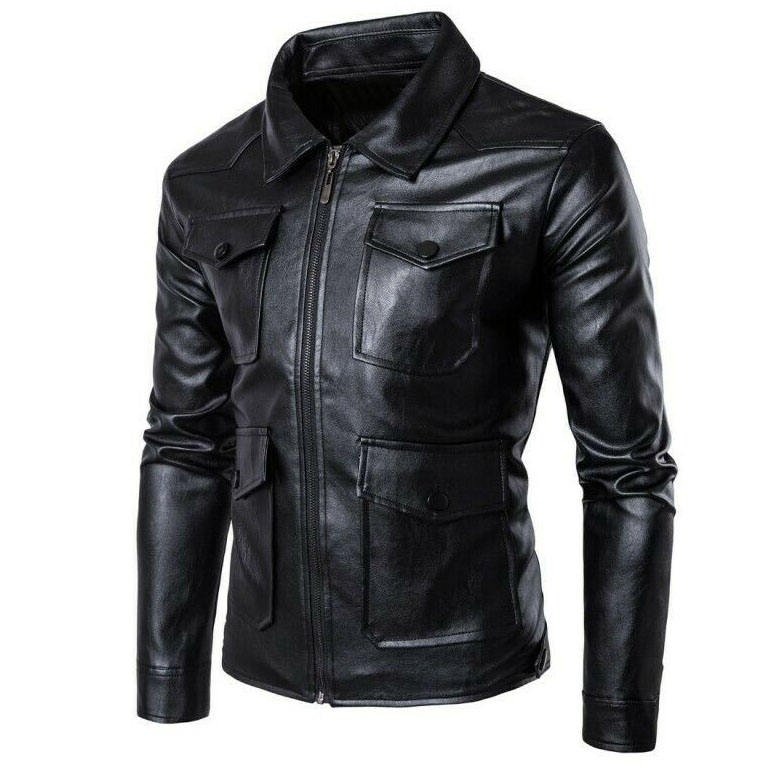 jackets For Men 2024 Arrival High Quality Genuine Leather Jacket Men Street Wear Clothing Custom Embroidery Jacket For Men