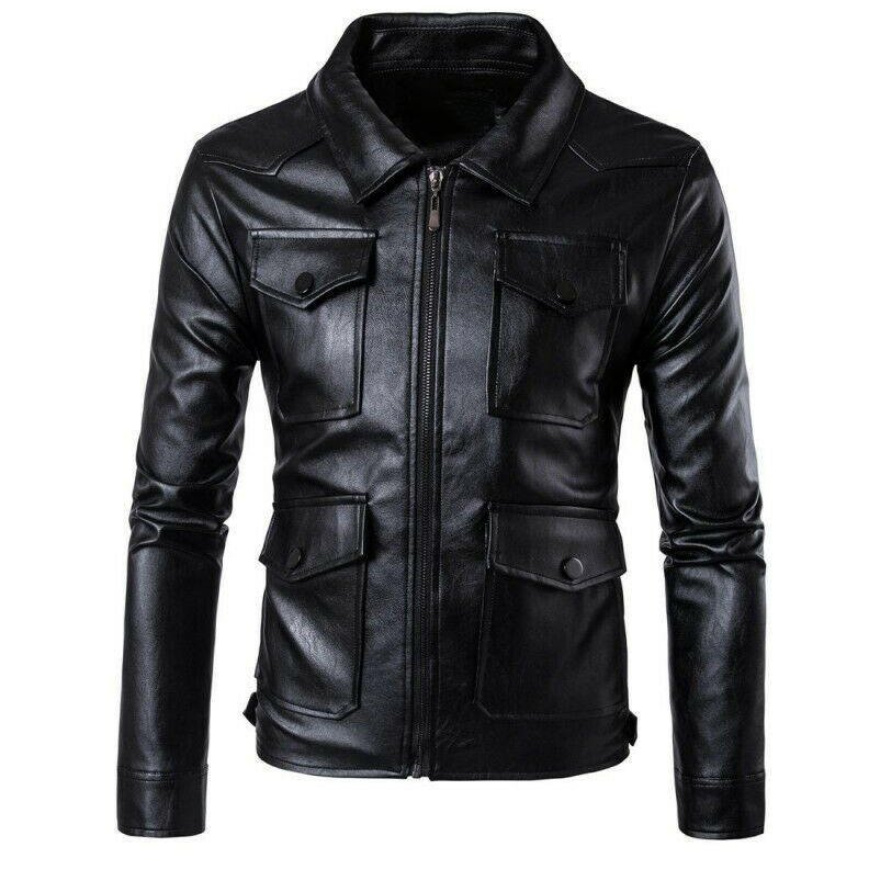 jackets For Men 2024 Arrival High Quality Genuine Leather Jacket Men Street Wear Clothing Custom Embroidery Jacket For Men