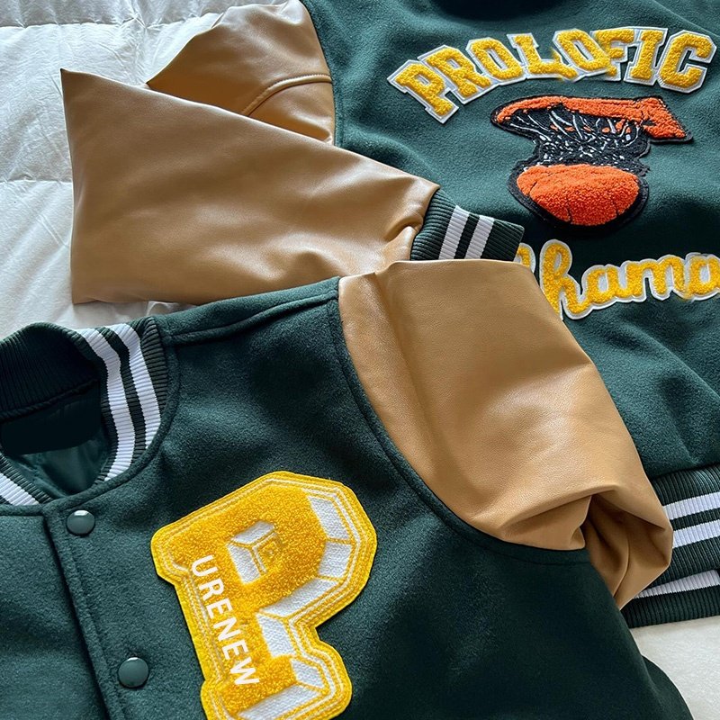 Custom Chenille Embroidery Logo OEM factory outdoor streetwear unisex Men's Jacket