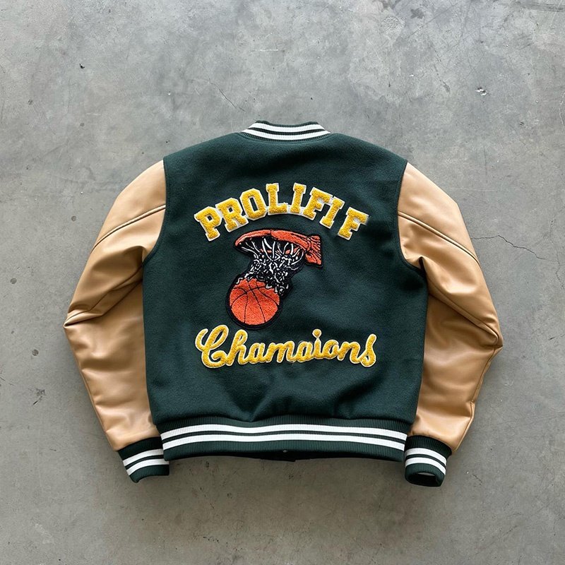 Custom Chenille Embroidery Logo OEM factory outdoor streetwear unisex Men's Jacket