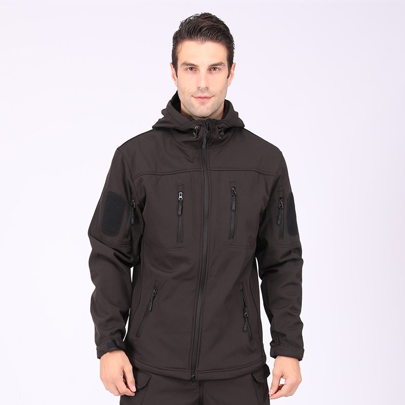 2023 Top Quality Custom Mens Training Soft Shell Windbreaker Waterproof Winter Softshell Jacket