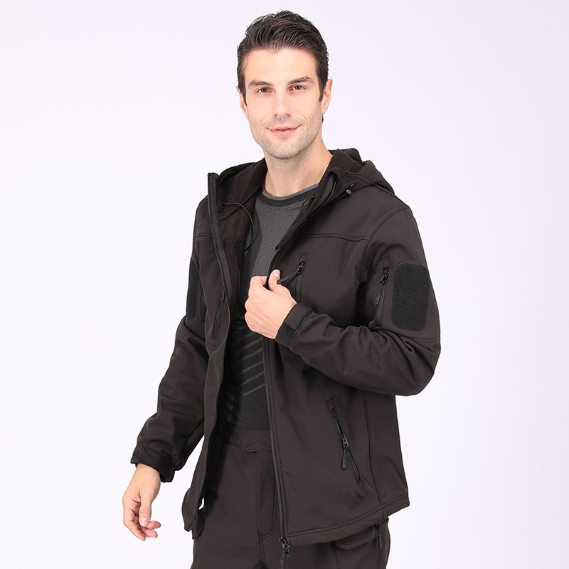 2023 Top Quality Custom Mens Training Soft Shell Windbreaker Waterproof Winter Softshell Jacket