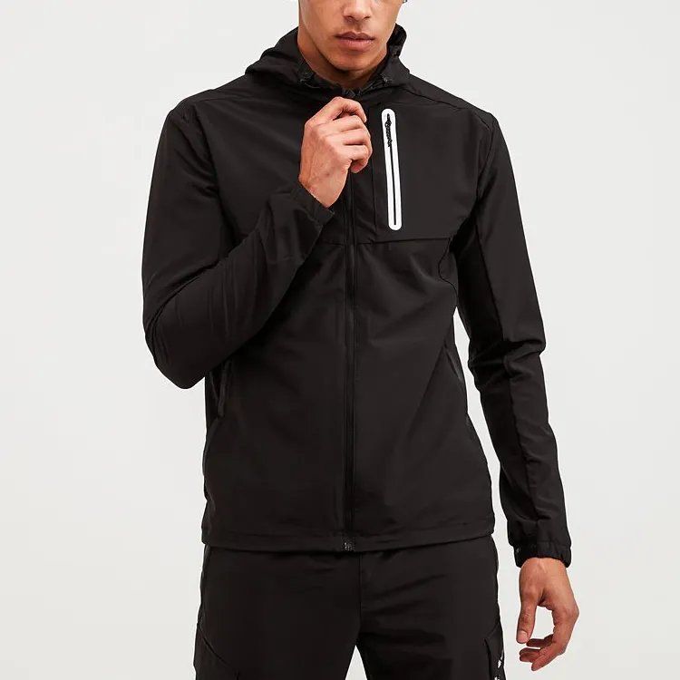 OEM Men custom logo design windbreaker rain jacket High-Quality Men's Windbreaker Jackets: Stay Warm and Dry in Style