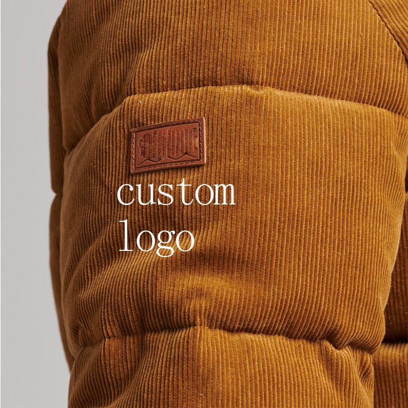 High Quality Vintage Classic The Cord Jacket With Distinctive Pattern For Men's Puffer Corduroy Jacket