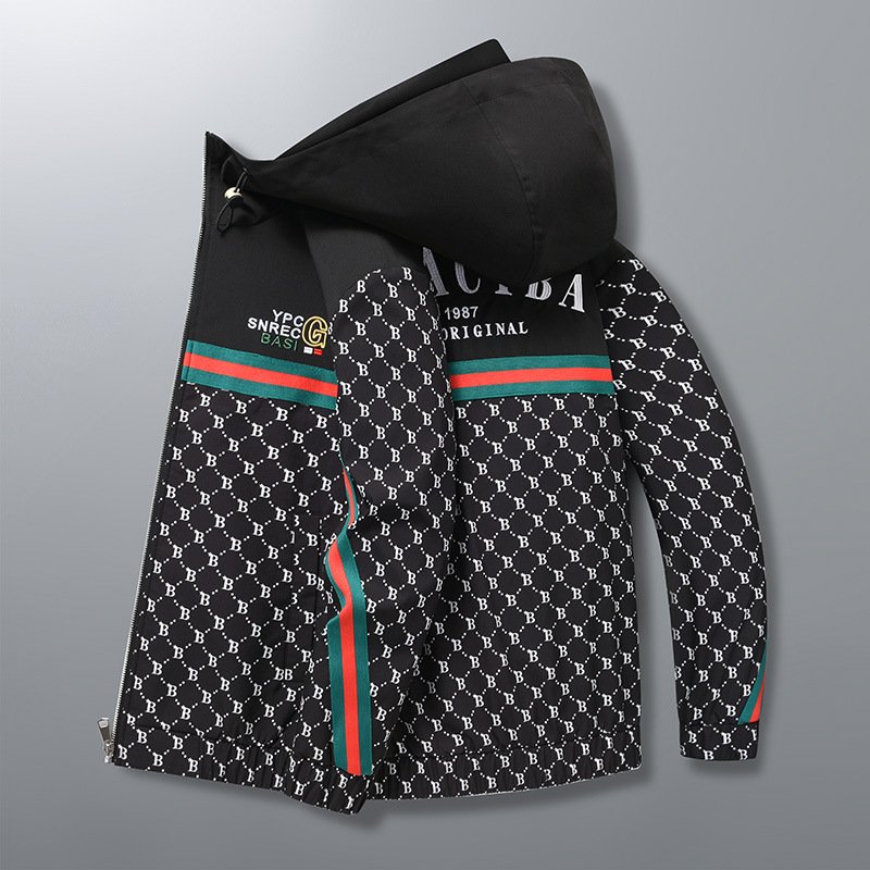 Custom logo high quality autumn high-end men outwear windproof brand casual fashion jacket men's winter for sale