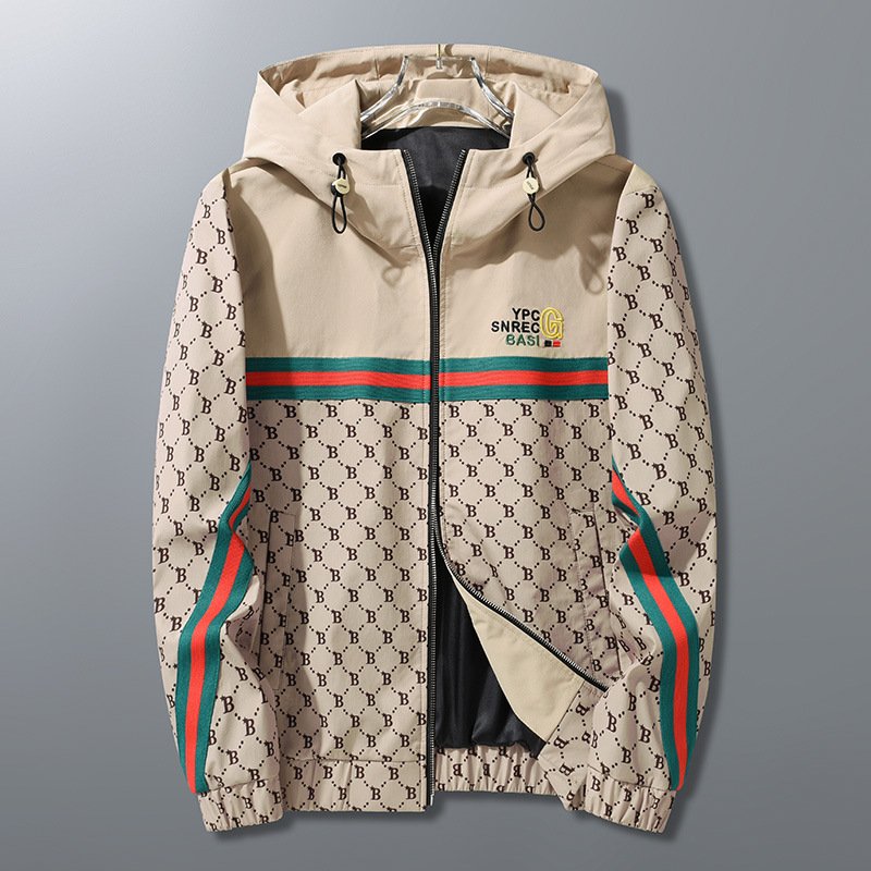 Custom logo high quality autumn high-end men outwear windproof brand casual fashion jacket men's winter for sale