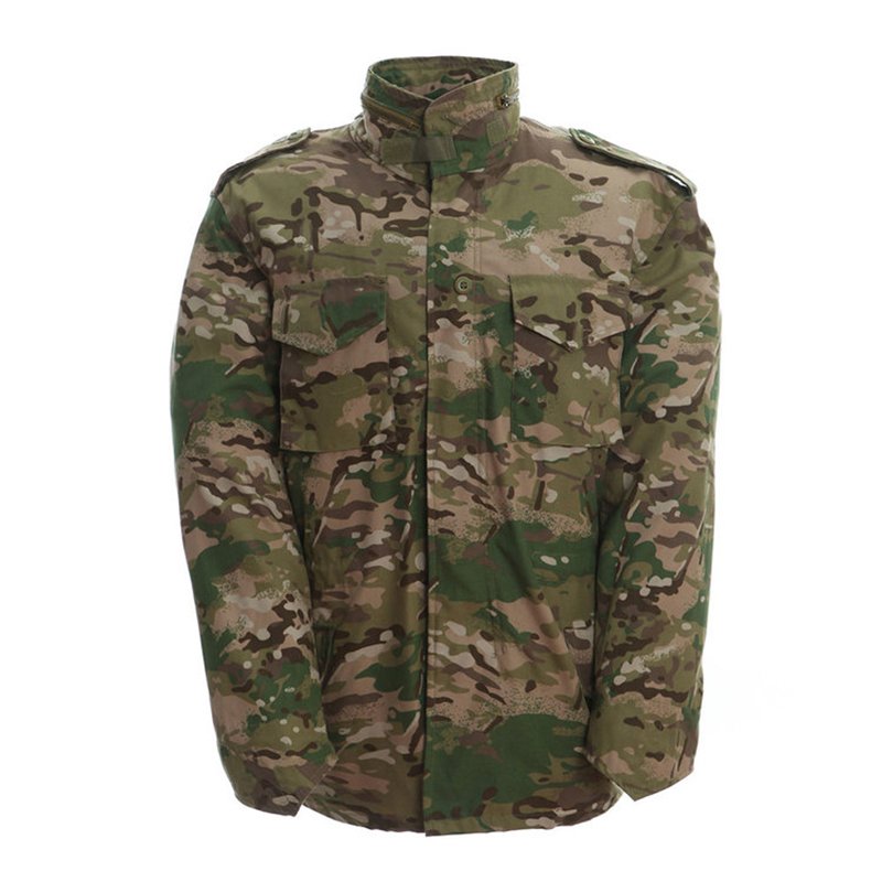 winter jungle camouflage clothing ripstop nylon jacket for men woodland camo garments m65 field jacket ripstop men's jackets