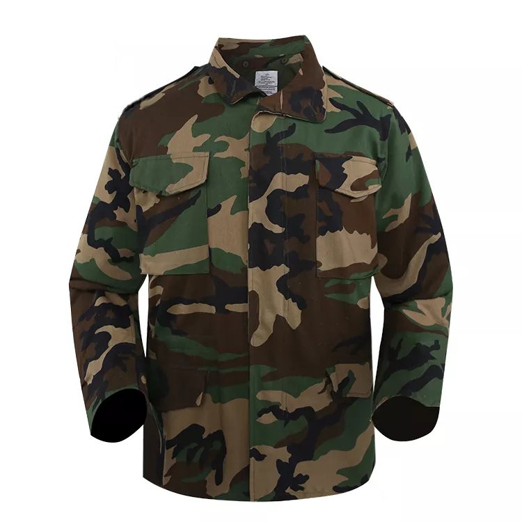 winter jungle camouflage clothing ripstop nylon jacket for men woodland camo garments m65 field jacket ripstop men's jackets