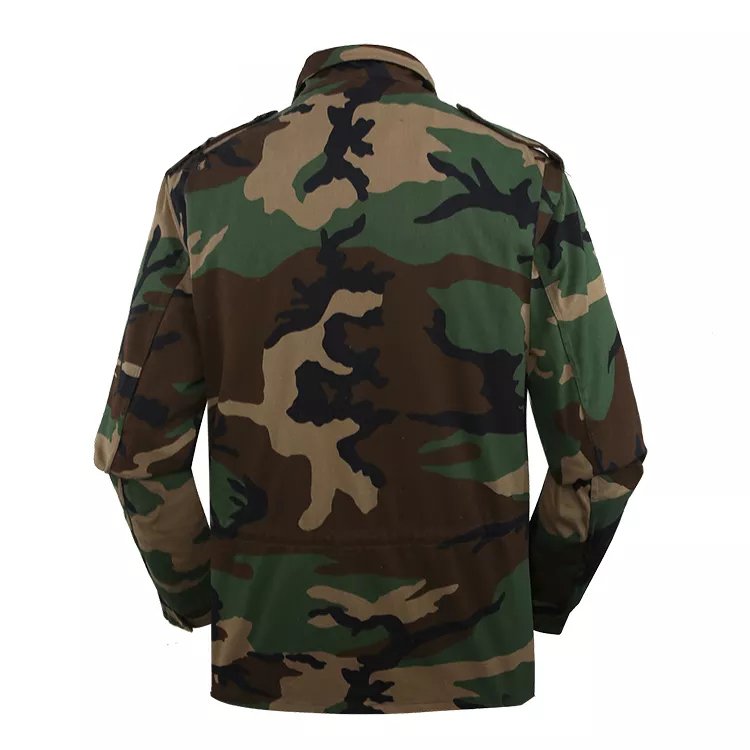 winter jungle camouflage clothing ripstop nylon jacket for men woodland camo garments m65 field jacket ripstop men's jackets