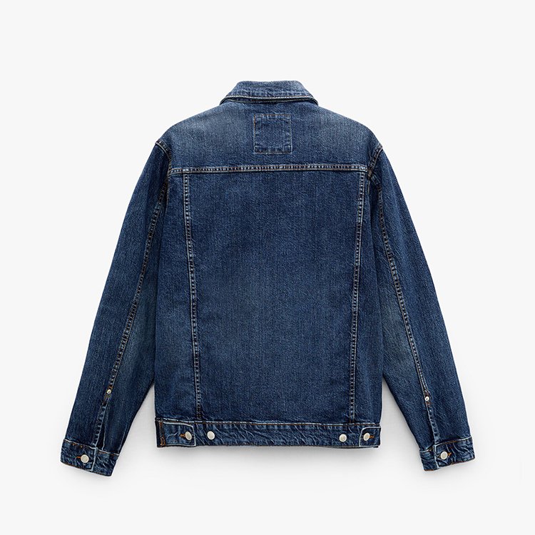 High quality 100% cotton denim jacket men custom print embroidery logo streetwear jeans jacket for men